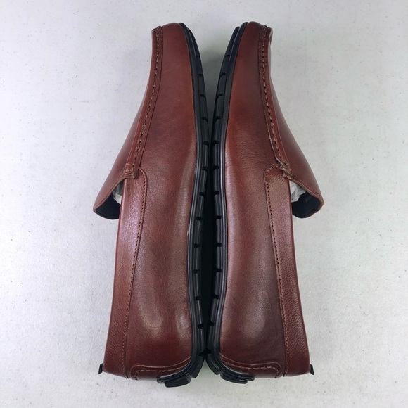 Anthony Veer Cleveland Driver Saddle Tan Leather Loafer Shoes Size 10 main image 9